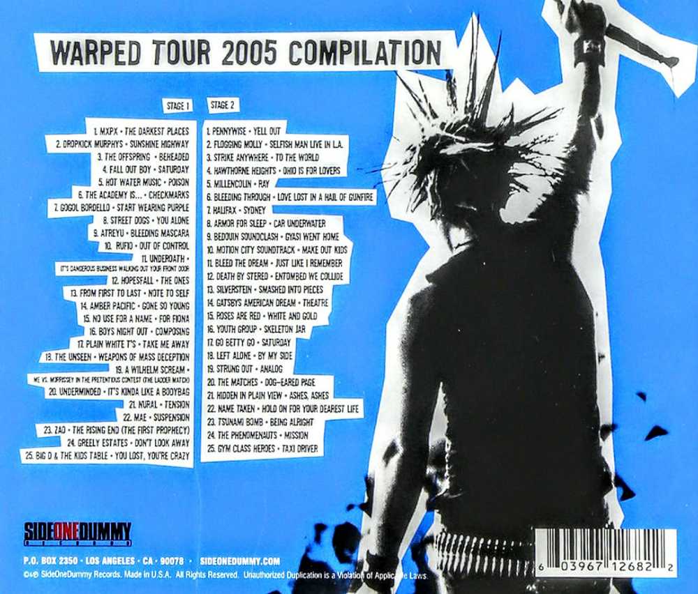 Warped Tour: 2005 Compilation - Warped Tour (CD) music collectible [Barcode 603967126822] - Main Image 2