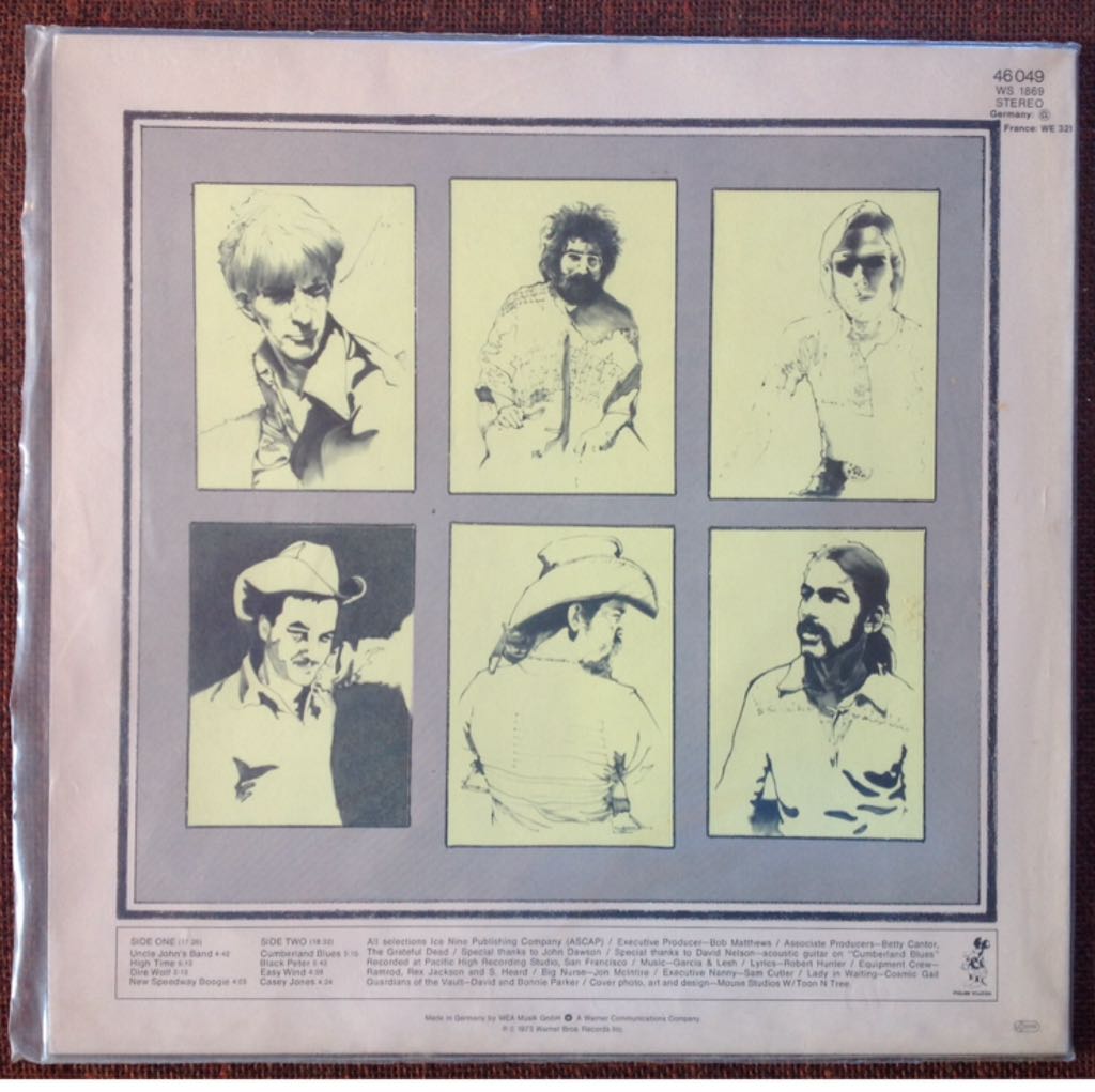 Workingmans Dead - Grateful Dead (12”) music collectible - Main Image 2