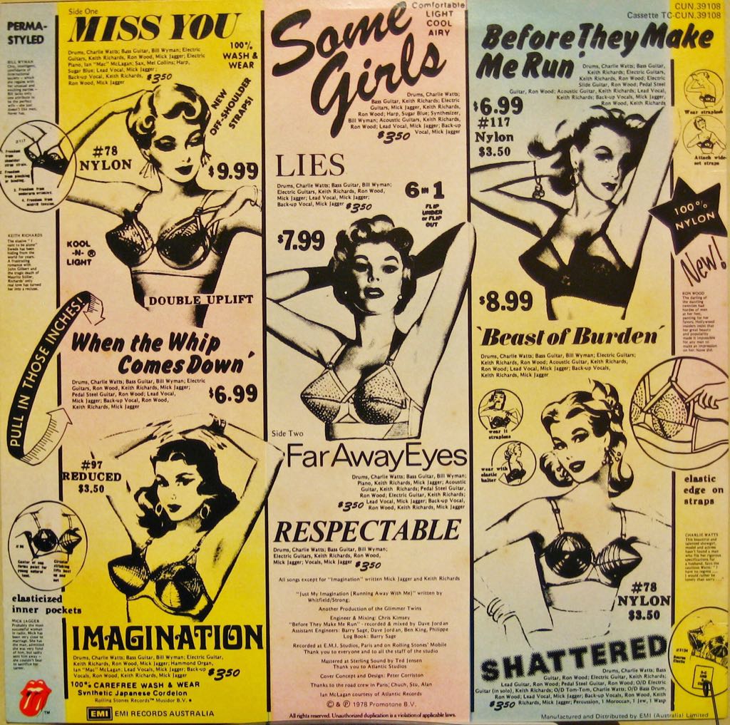 Some Girls - Rolling  Stones (12”) music collectible - Main Image 2