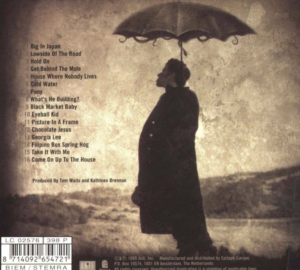 The Black Rider - Waits, Tom (12”) music collectible [Barcode 8714092654714] - Main Image 2