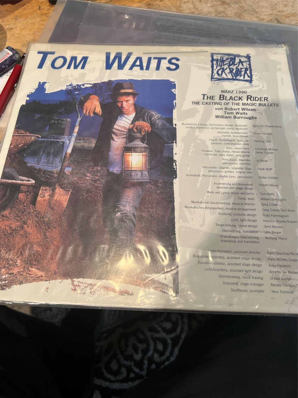 The Black Rider - Waits, Tom (12”) music collectible [Barcode 8714092654714] - Main Image 3