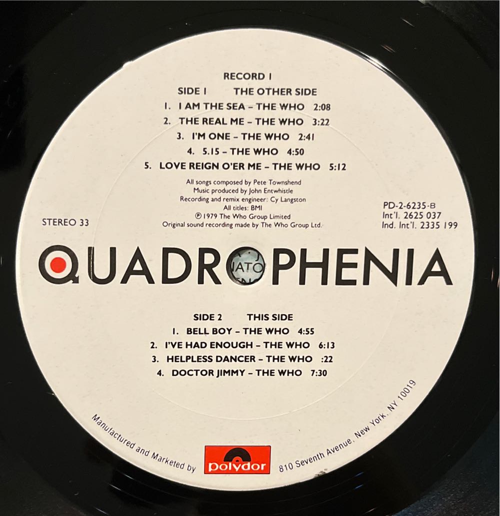Quadrophenia - Who, The - Various (12”) music collectible - Main Image 3