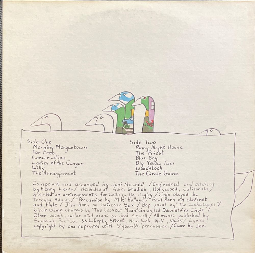 Ladies Of The Canyon - Mitchell, Joni (12” - 44) music collectible - Main Image 2