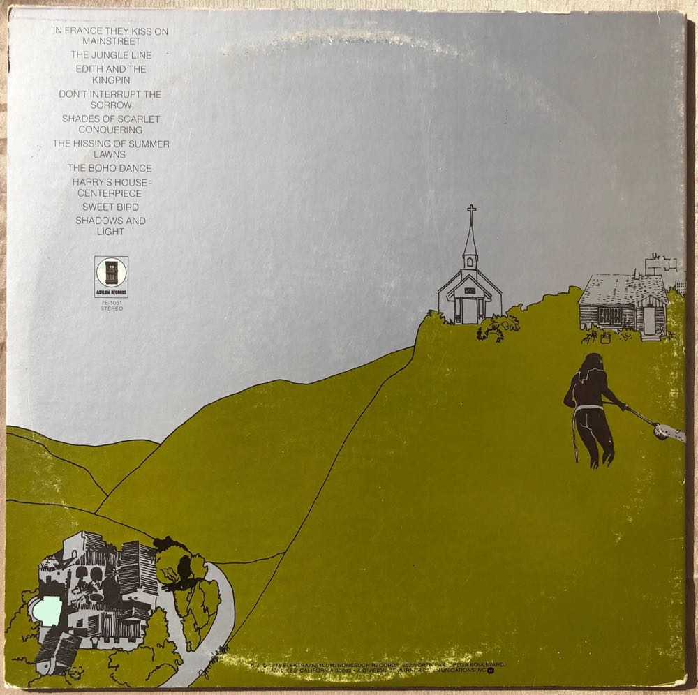 Hissing Of Summer Lawns, The - Mitchell, Joni (12” - 42) music collectible - Main Image 2