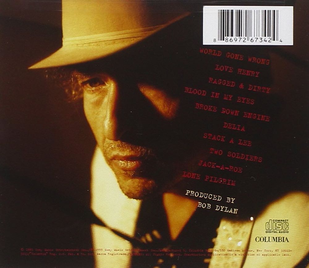 World Gone Wrong - Bob Dylan (CD) music collectible [Barcode 886972673424] - Main Image 2