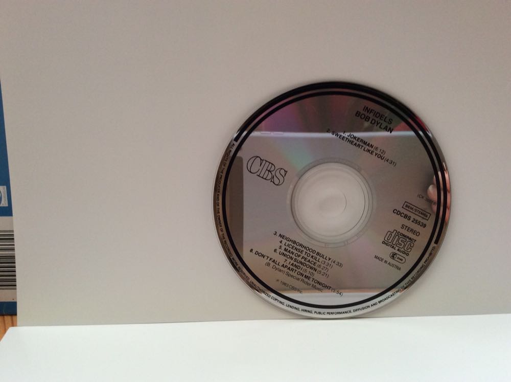 Infidels - Dylan, Bob (CD) music collectible [Barcode 5099702553926] - Main Image 3