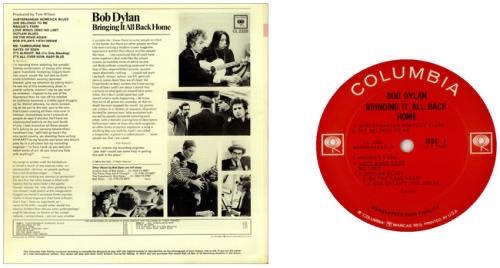 Bringing It All Back Home - Dylan, Bob (12” - 46) music collectible [Barcode 090771507013] - Main Image 2