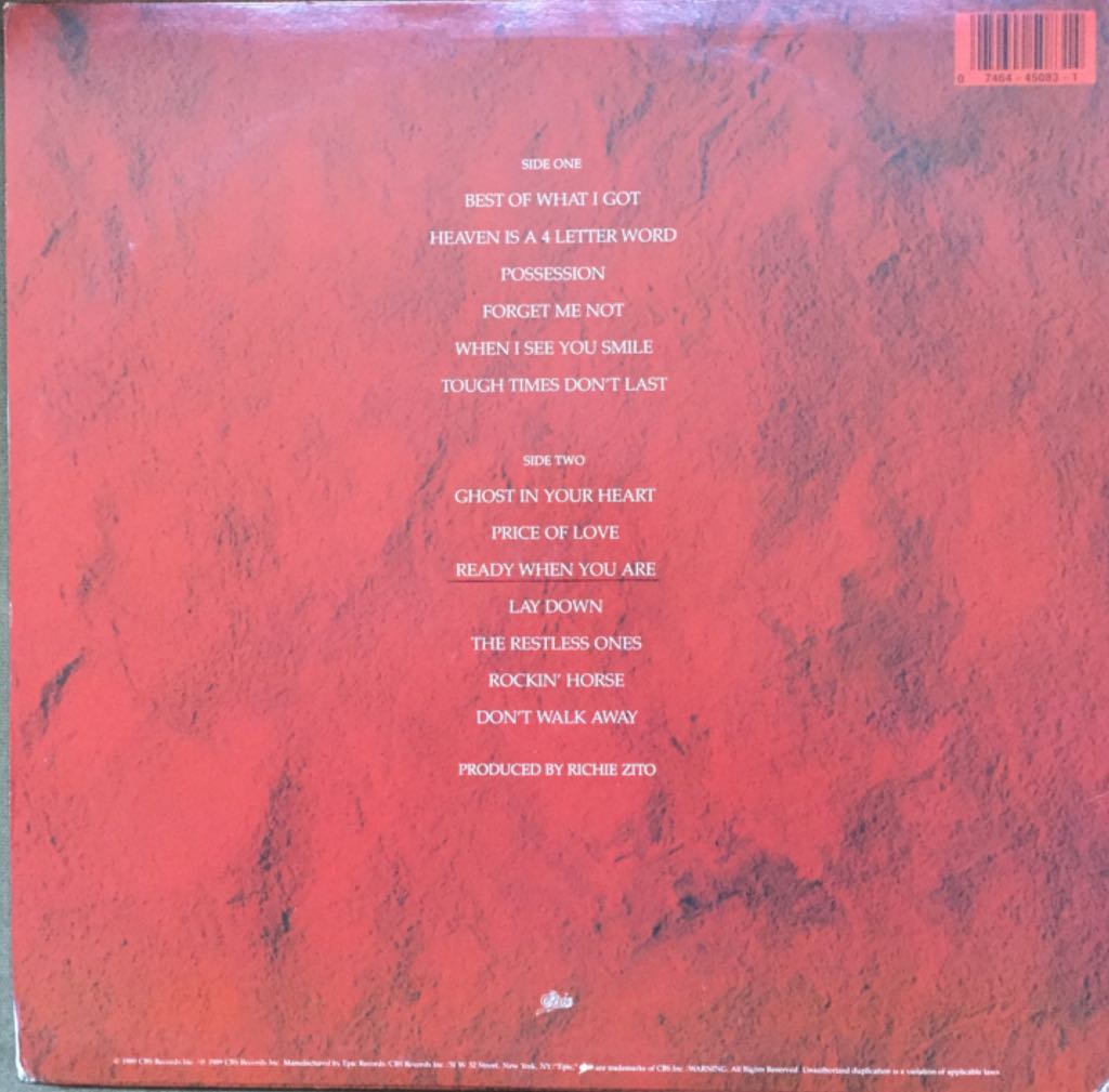 Bad English - Bad English (12”) music collectible [Barcode 074644508314] - Main Image 2