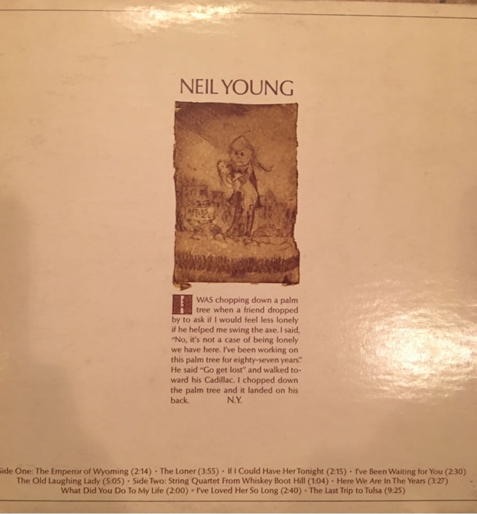 Neil Young - Young, Neil   ‎ (12” - 36) music collectible [Barcode 093624978688] - Main Image 2