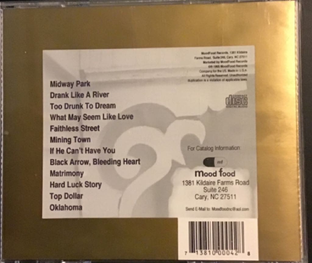 Faithless Street - Whiskeytown (CD - 67) music collectible [Barcode 607703000223] - Main Image 2