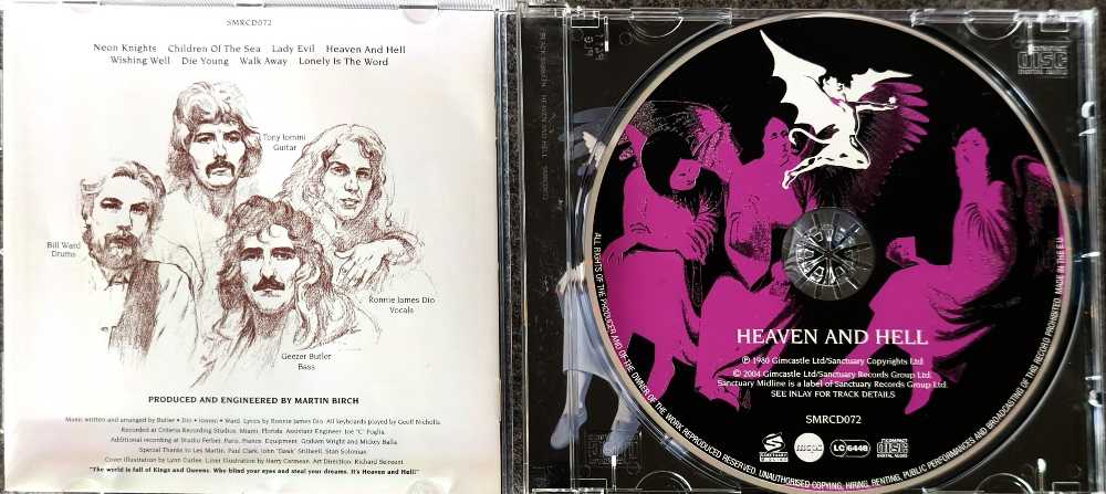 Heaven And Hell - Black Sabbath (CD - 40) music collectible [Barcode 5050749207227] - Main Image 3