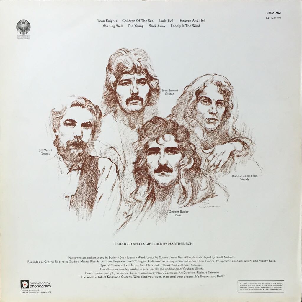 Heaven And Hell - Black Sabbath (MP3) music collectible - Main Image 2