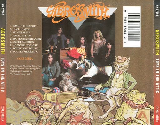 Toys In The Attic - Aerosmith (CD) music collectible [Barcode 5099708077327] - Main Image 2