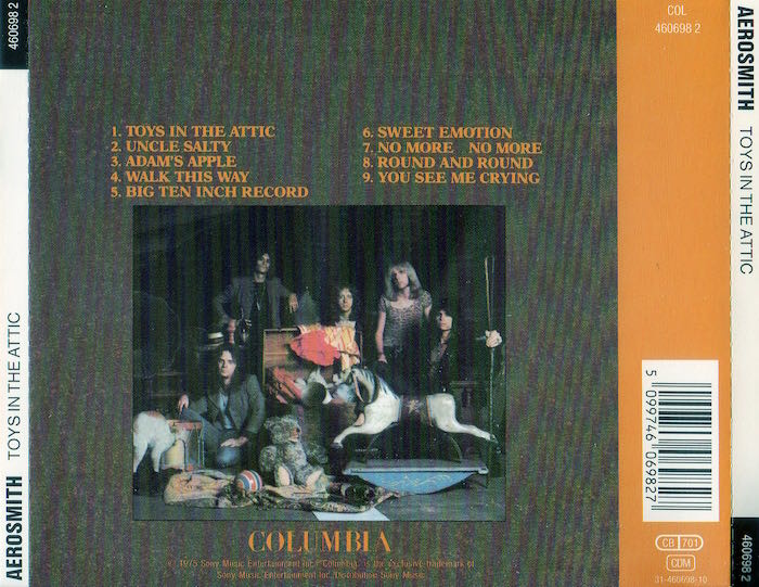 Toys In The Attic - Aerosmith (MP3 - 37) music collectible [Barcode 5099746069827] - Main Image 2