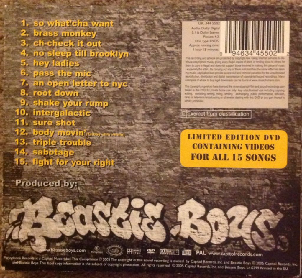 Solid Gold Hits - Beastie Boys (CD) music collectible [Barcode 094634455022] - Main Image 2