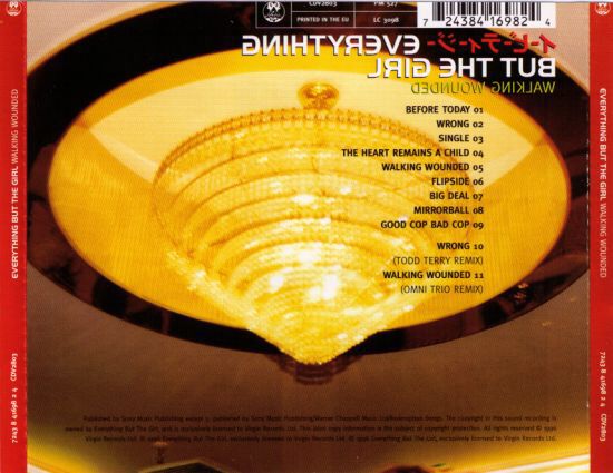 Walking Wounded - Everything But The Girl (CD - 58) music collectible [Barcode 724384169824] - Main Image 2