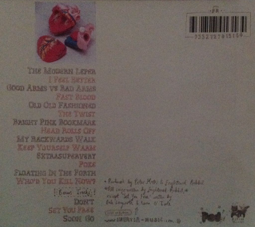 The Midnight Organ Fight - Frightened Rabbit (CD) music collectible [Barcode 9332727013164] - Main Image 2