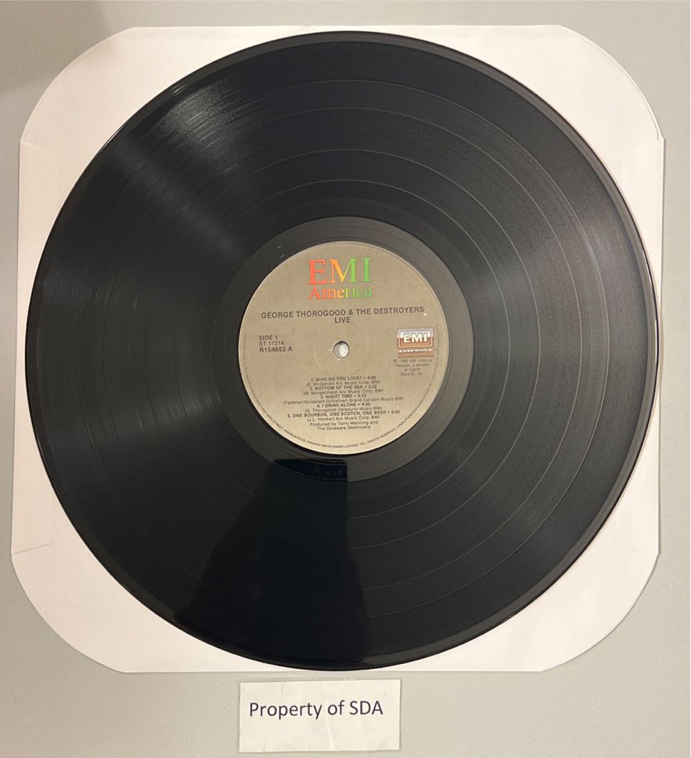Thorogood Live - George Thorogood  & The Destroyers (12” - 55) music collectible [Barcode 777495480166] - Main Image 3