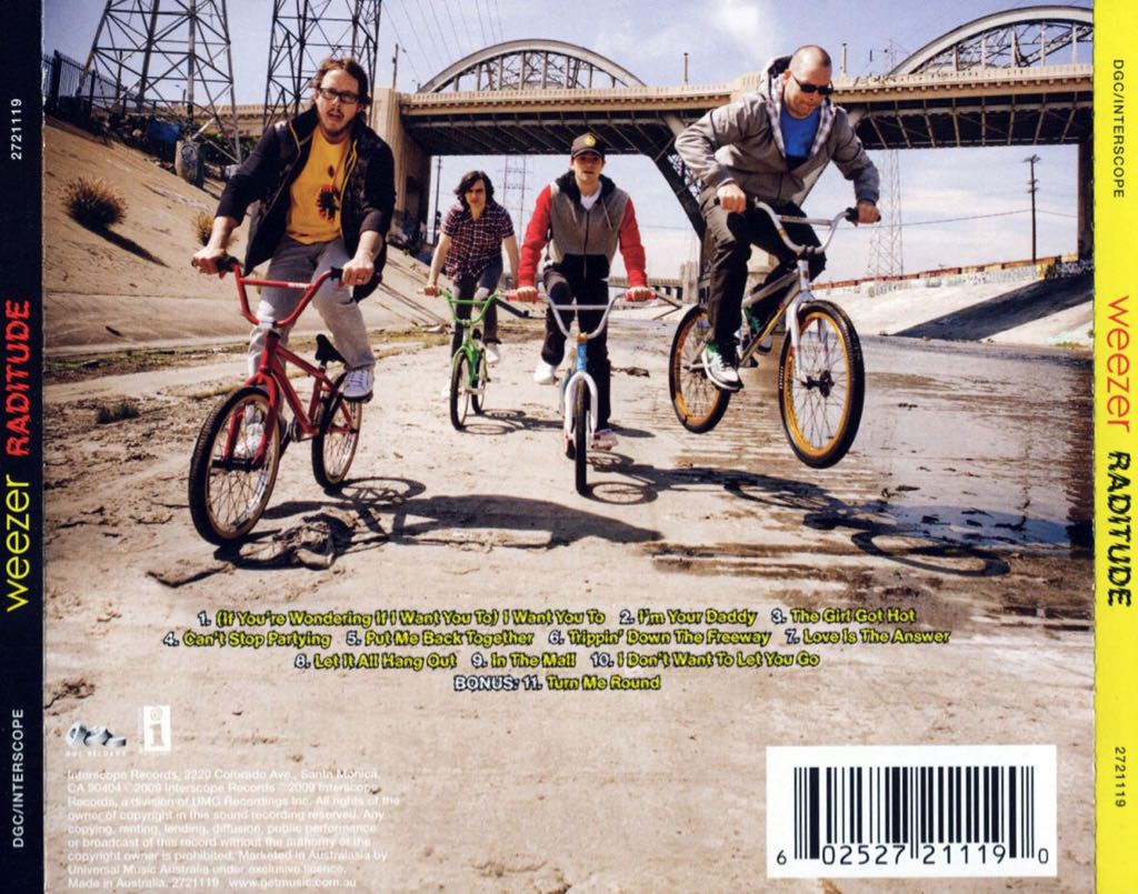 Raditude - Weezer (CD-R - 50) music collectible [Barcode 602527205373] - Main Image 2