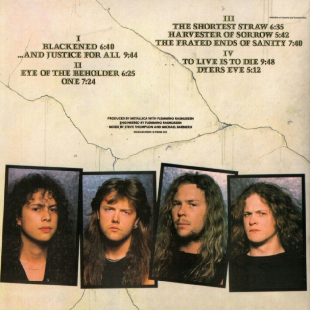 ...And Justice For All - Metallica (12” - 65) music collectible [Barcode 042283606210] - Main Image 2