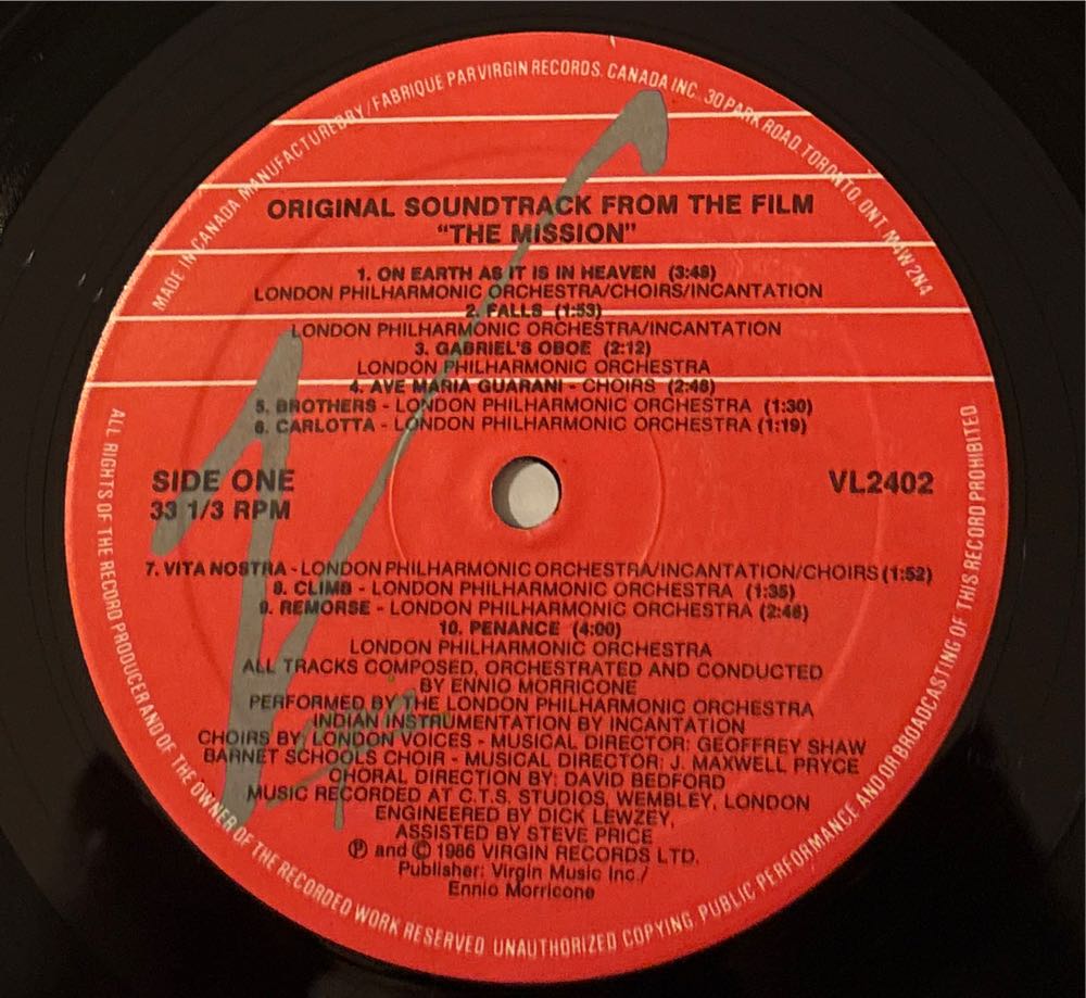 The Mission - Morricone, Ennio (12”) music collectible [Barcode 3268440704682] - Main Image 3