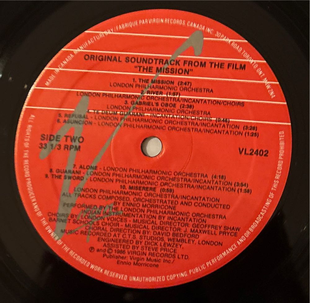 The Mission - Morricone, Ennio (12”) music collectible [Barcode 3268440704682] - Main Image 4