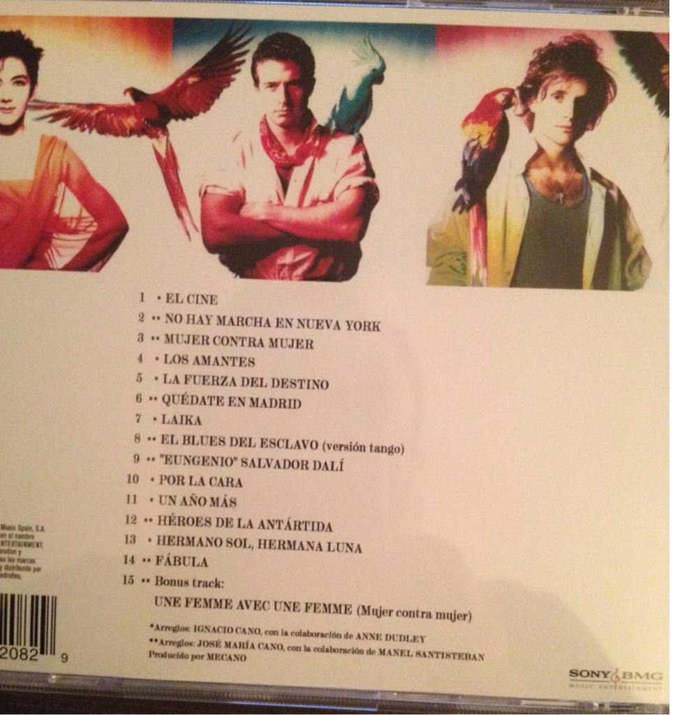 Descanso Dominical - Mecano (CD) music collectible [Barcode 828767120829] - Main Image 2