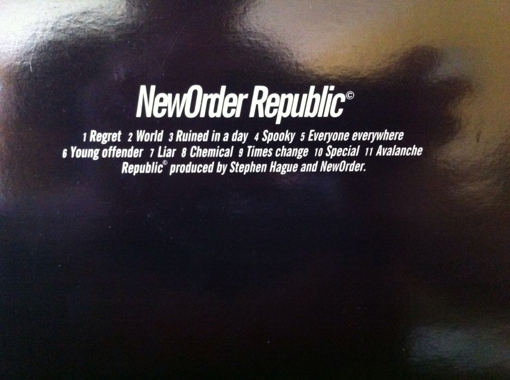 Republic - New Order (12”) music collectible [Barcode 042282841315] - Main Image 2