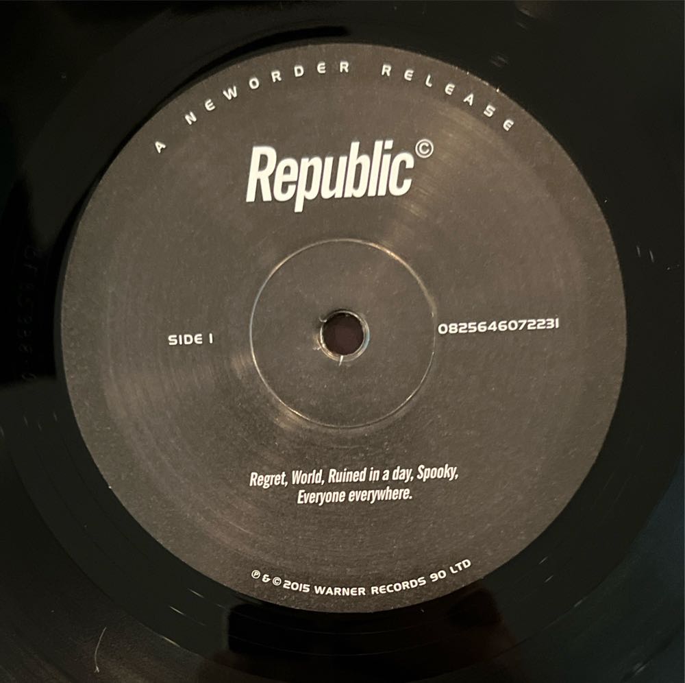 Republic - New Order (12”) music collectible [Barcode 042282841315] - Main Image 3