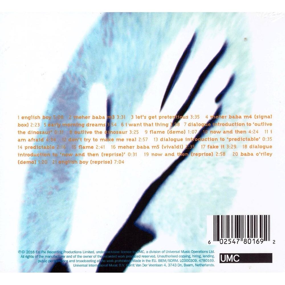 Psychoderelict - Townshend, Pete (Cassette) music collectible [Barcode 075678249440] - Main Image 2