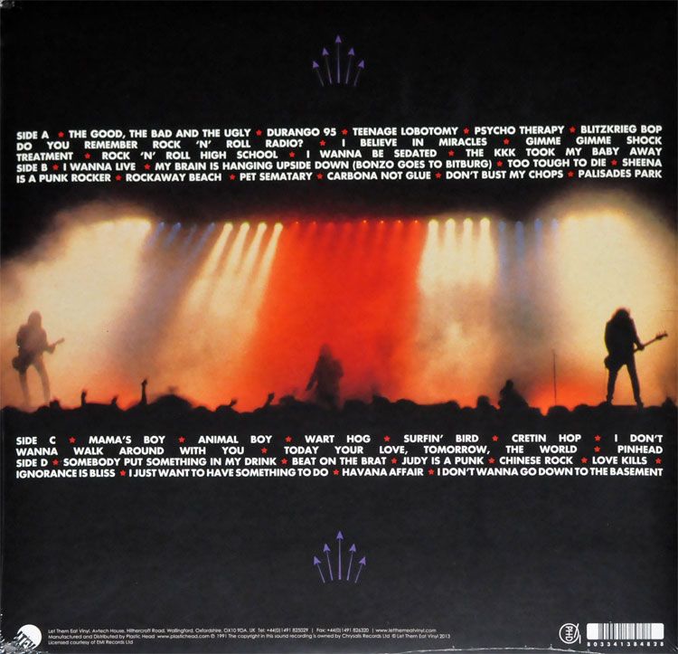 Loco Live - Ramones (CD - 64) music collectible [Barcode 094632190123] - Main Image 2