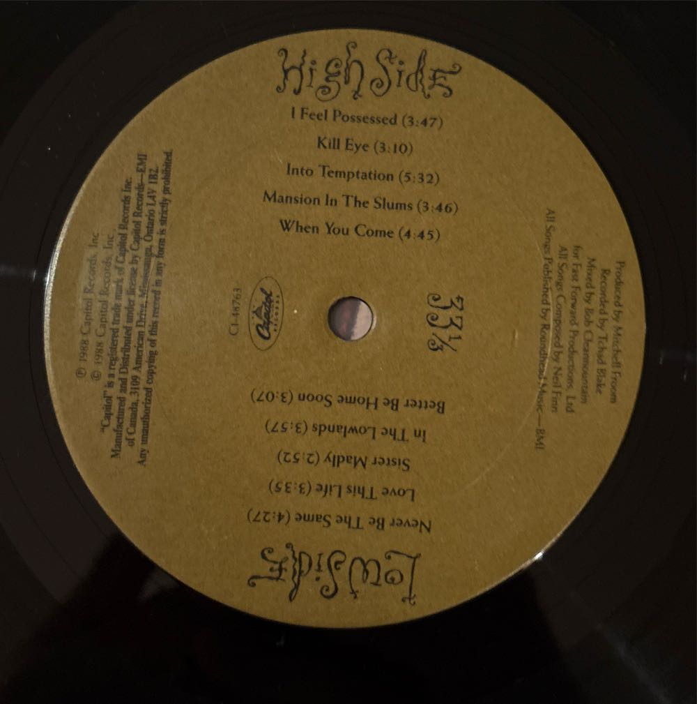 Temple Of Low Men - Crowded House (12”) music collectible [Barcode 077774876315] - Main Image 4