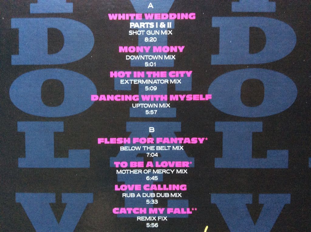 Vital Idol - Idol, Billy (CD - 4945) music collectible [Barcode 044114162018] - Main Image 2