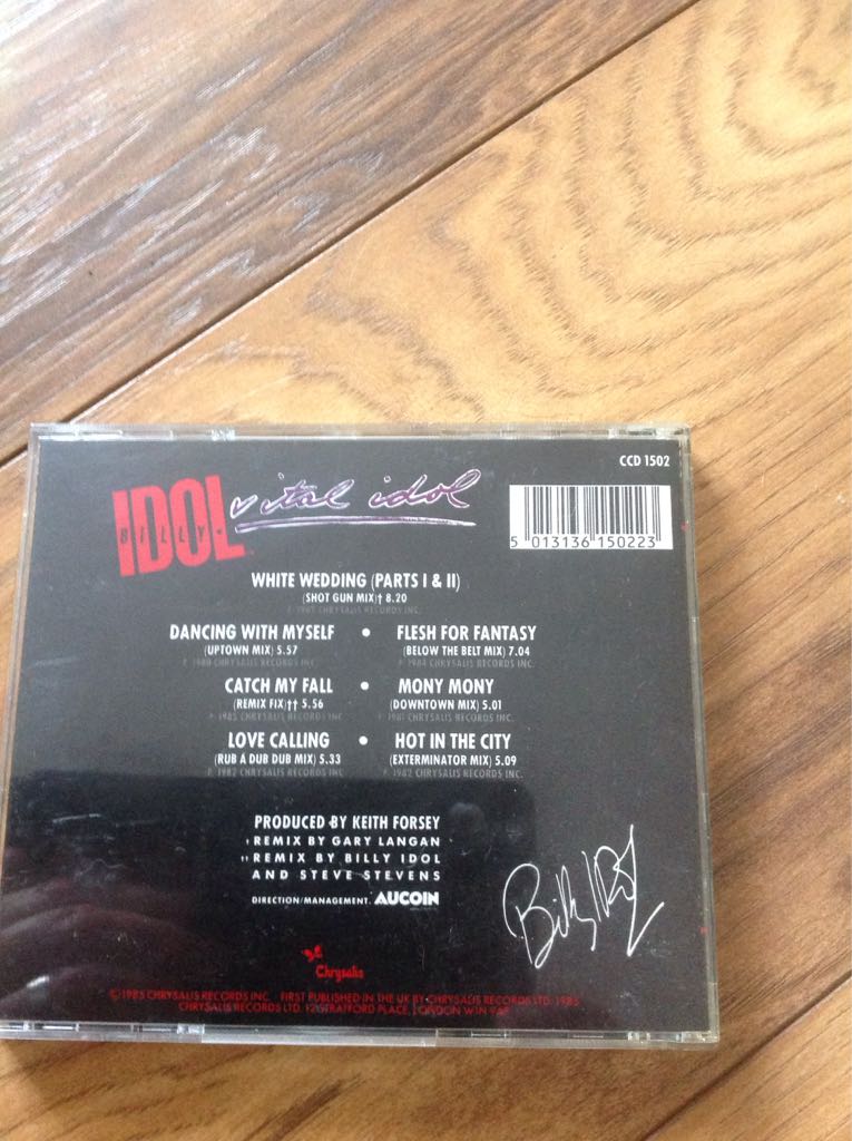 Vital Idol - Idol, Billy (CD) music collectible [Barcode 5013136150223] - Main Image 2