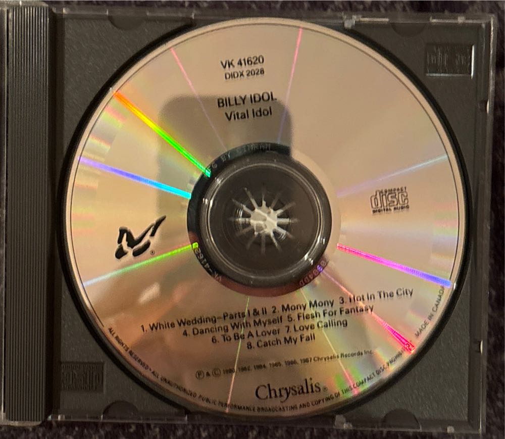 Vital Idol - Idol, Billy (CD) music collectible [Barcode 5013136150223] - Main Image 3