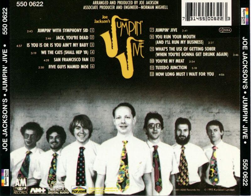 Jumpin Jive - Joe Jackson (CD) music collectible [Barcode 075021327122] - Main Image 2