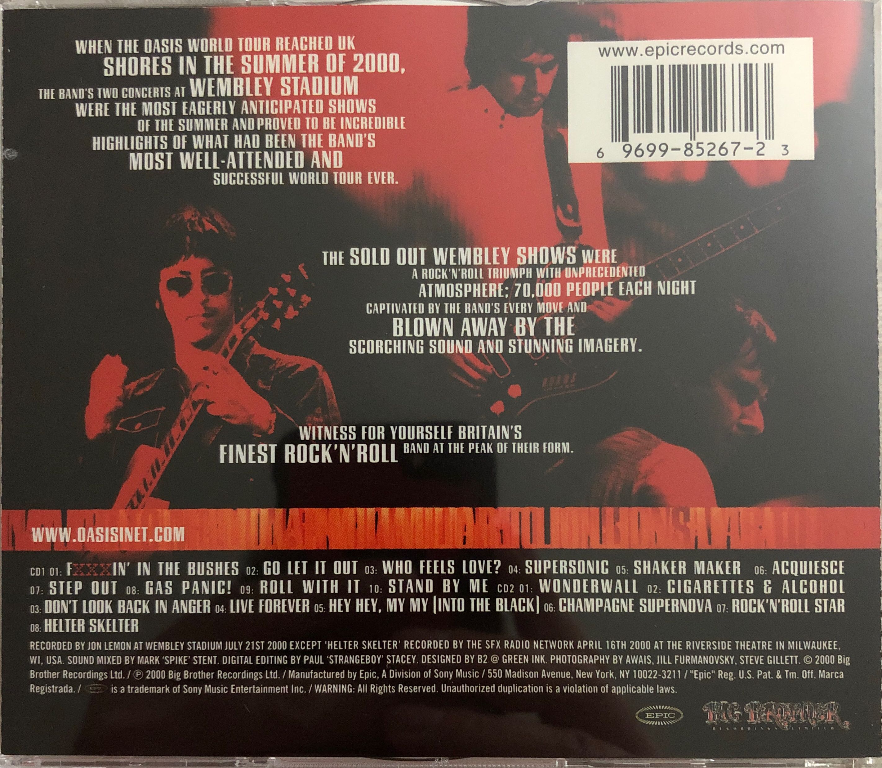 Familiar To Millions - Oasis (12” - 98) music collectible [Barcode 696998526723] - Main Image 2