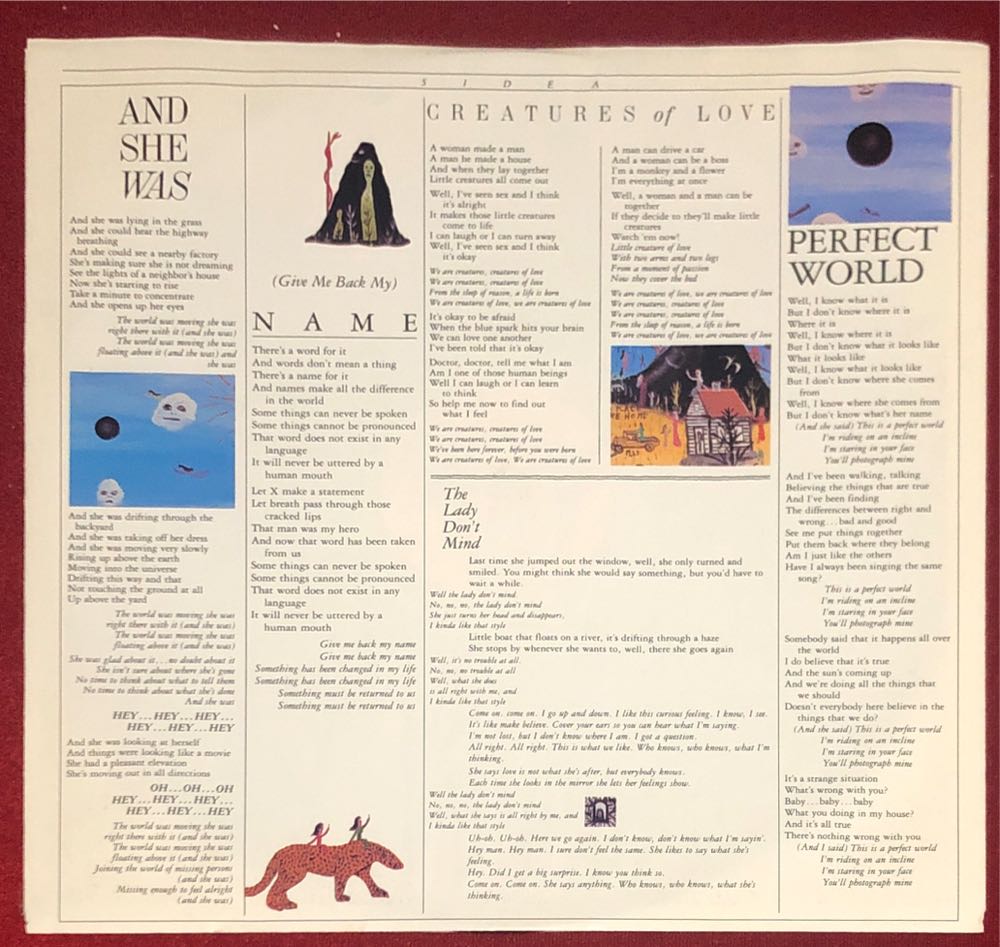 Little Creatures - Talking Heads (12” - 40) music collectible [Barcode 075992530514] - Main Image 3