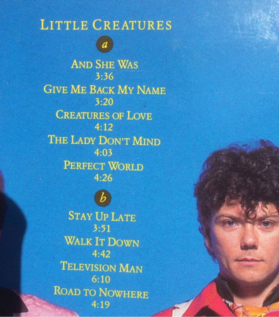 Little Creatures - Talking Heads (12”) music collectible [Barcode 5099924035217] - Main Image 2