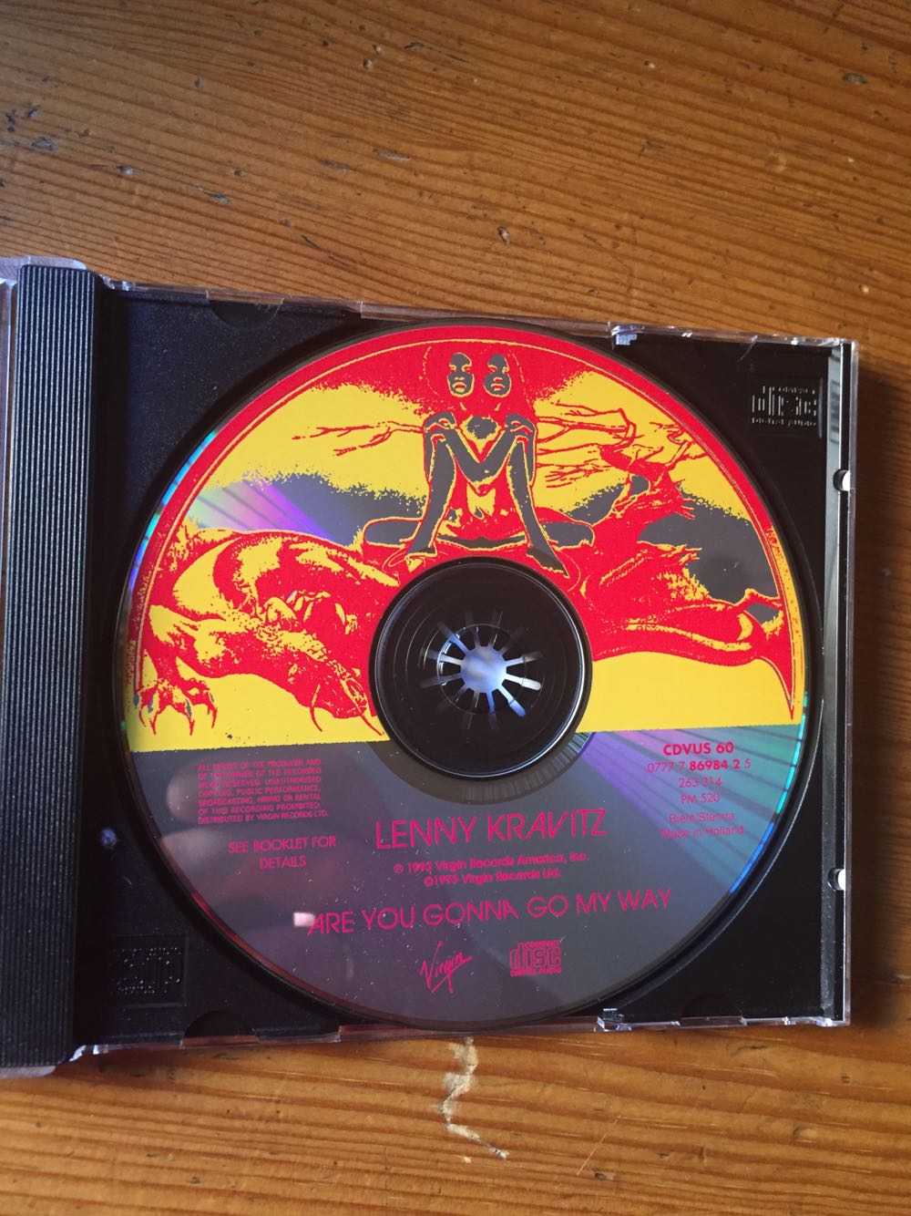 Are You Gonna Go My Way - Lenny Kravitz (CD - 46) music collectible [Barcode 077778698425] - Main Image 3