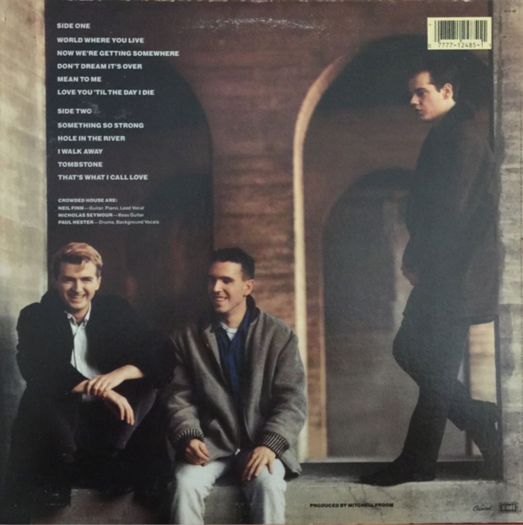 Crowded House - Crowded House (12”) music collectible [Barcode 077771248511] - Main Image 2