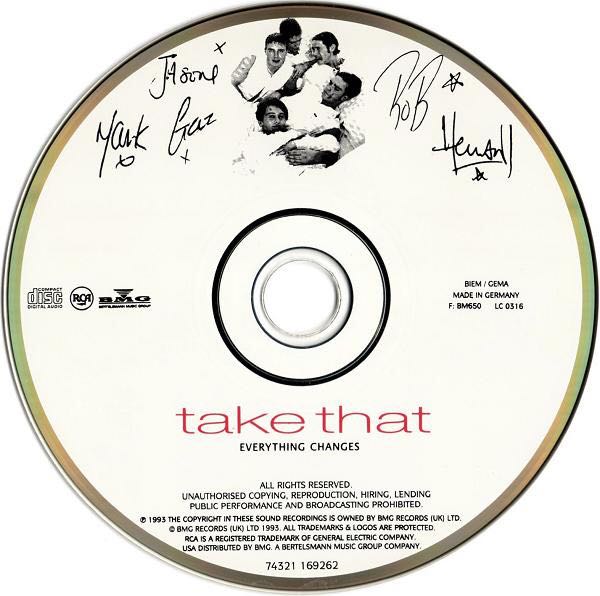 Everything Changes - Take That (CD - 51) music collectible [Barcode 743211692625] - Main Image 4
