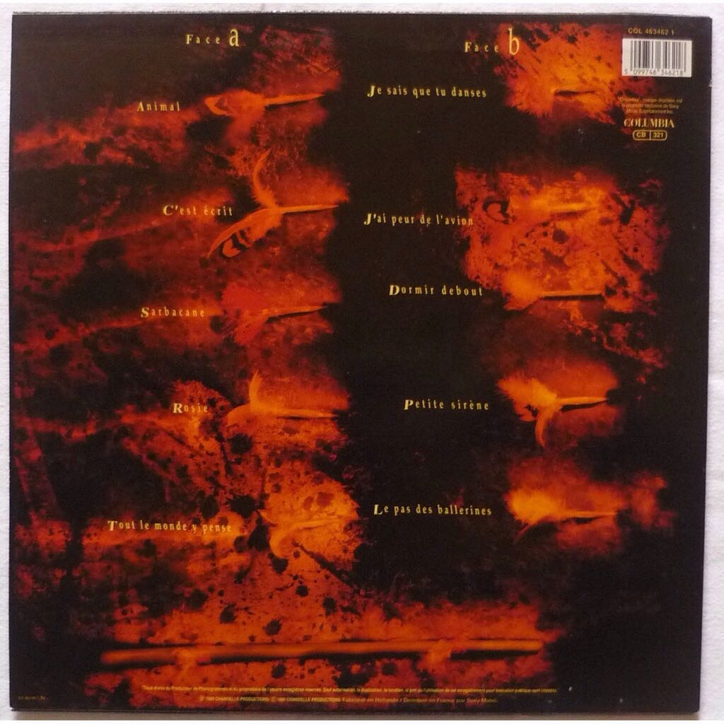 Sarbacane - Cabrel, Francis (12”) music collectible [Barcode 5099746346218] - Main Image 2