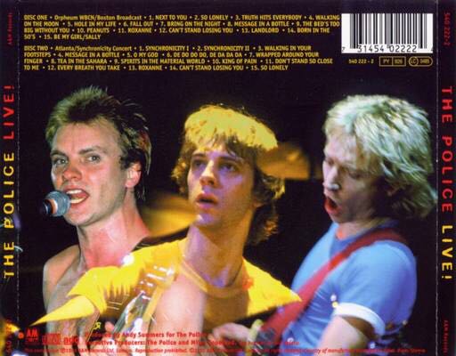 The Police Live - Police, The (CD - 144) music collectible - Main Image 2