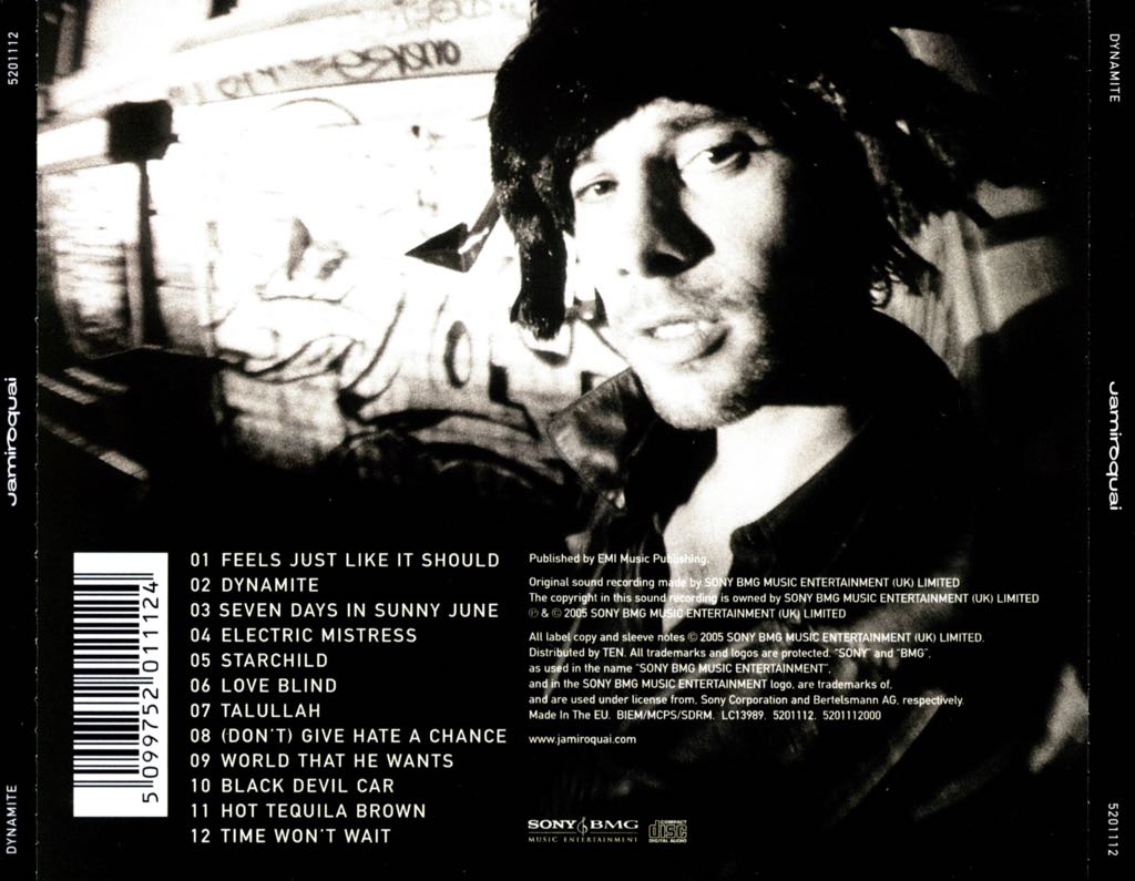 Dynamite - Jamiroquai (CD) music collectible [Barcode 5099709458422] - Main Image 2