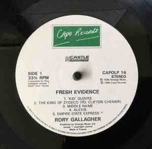 Fresh Evidence - Rory Gallagher music collectible [Barcode 5017615815528] - Main Image 3
