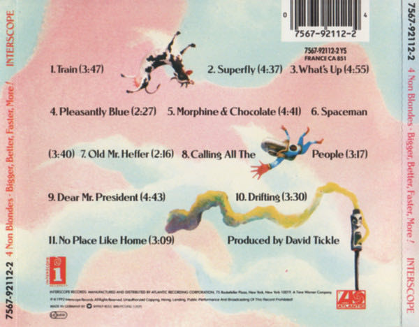 Bigger, Better, Faster, More! - 4 Non Blondes (CD - 41) music collectible [Barcode 606949211226] - Main Image 3