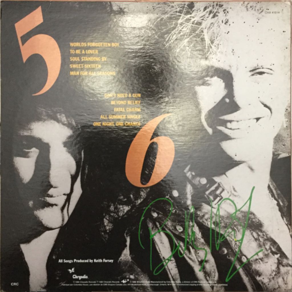 Whiplash Smile - Idol, Billy (12”) music collectible - Main Image 2