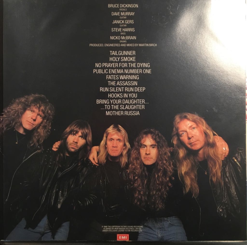 No Prayer For The Dying - Iron Maiden 🇬🇧-Vinyl LP 1. Press (12” - 43) music collectible [Barcode 077779514212] - Main Image 2