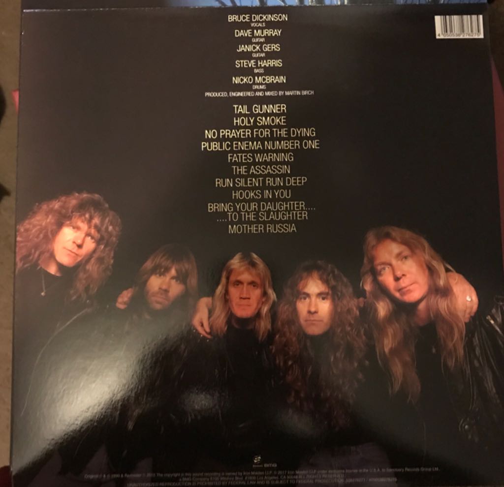 No Prayer For The Dying - 136 - Iron Maiden (CD) music collectible [Barcode 4050538276275] - Main Image 2